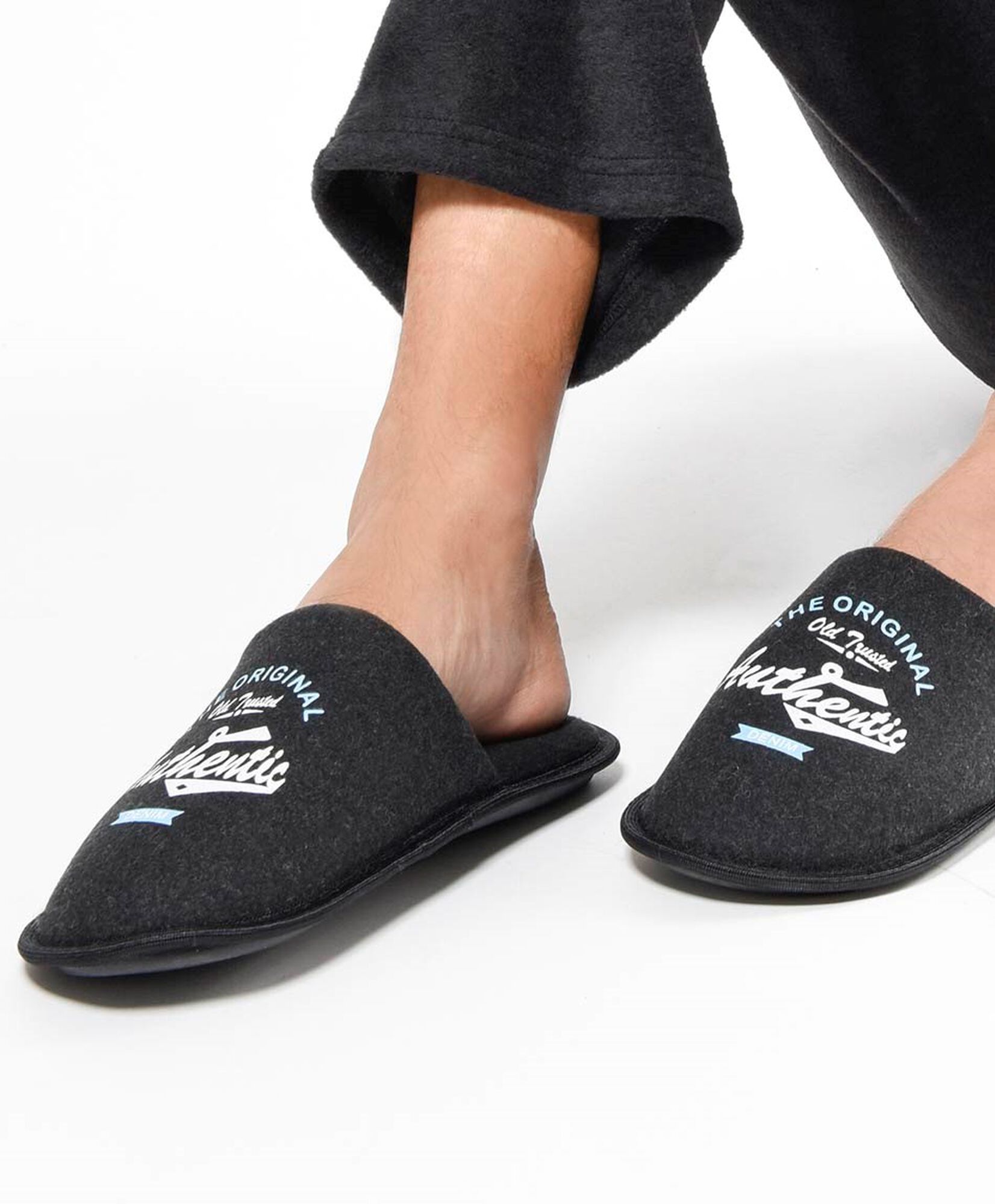 Pantufla hombre estampada Pantufla hombre estampada