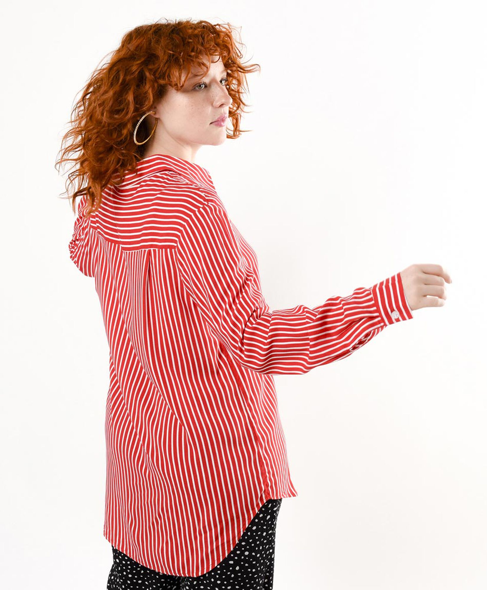 Blusa mujer listas roja Blusa mujer listas roja
