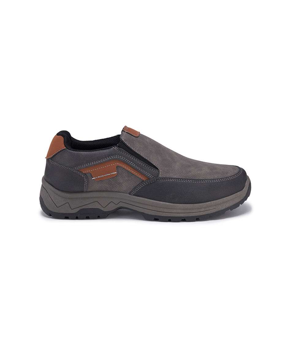 Mocas&iacute;n hombre outdoor gris