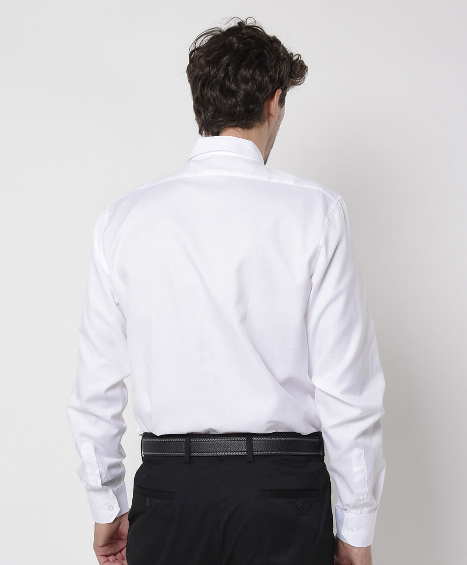 Camisa hombre grabados manga larga