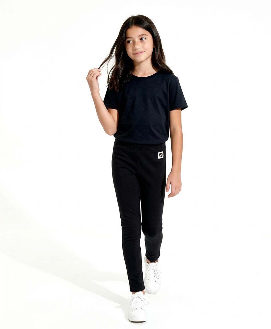 Leggins ni&ntilde;a forradas coraz&oacute;n