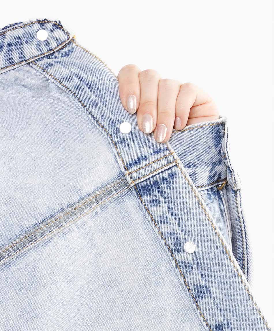 Chaqueta mujer denim over blue