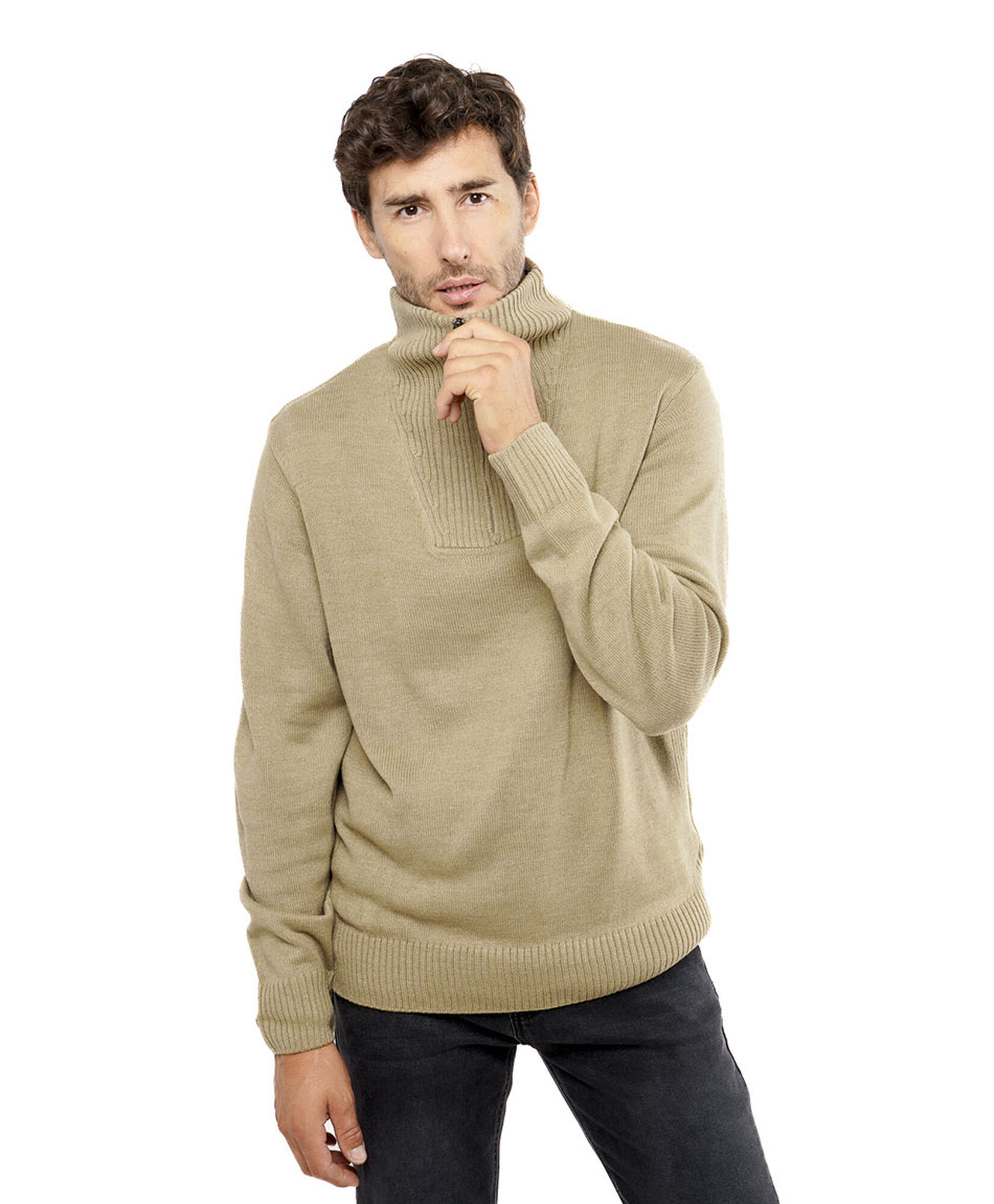 Sweater hombre medio cierre Sweater hombre medio cierre