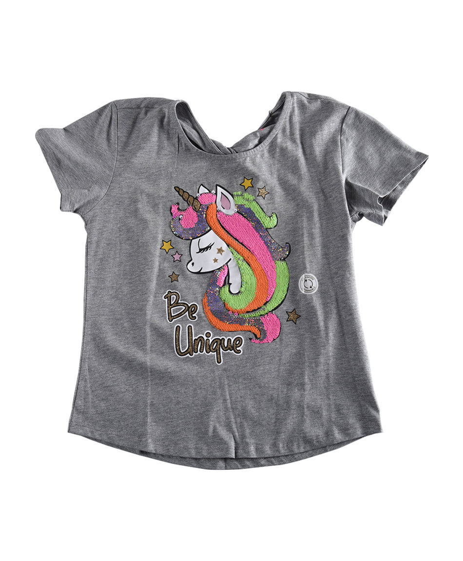 Polera lentejuela reversible