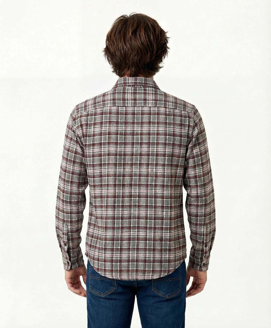 Camisa hombre franela cuadros
