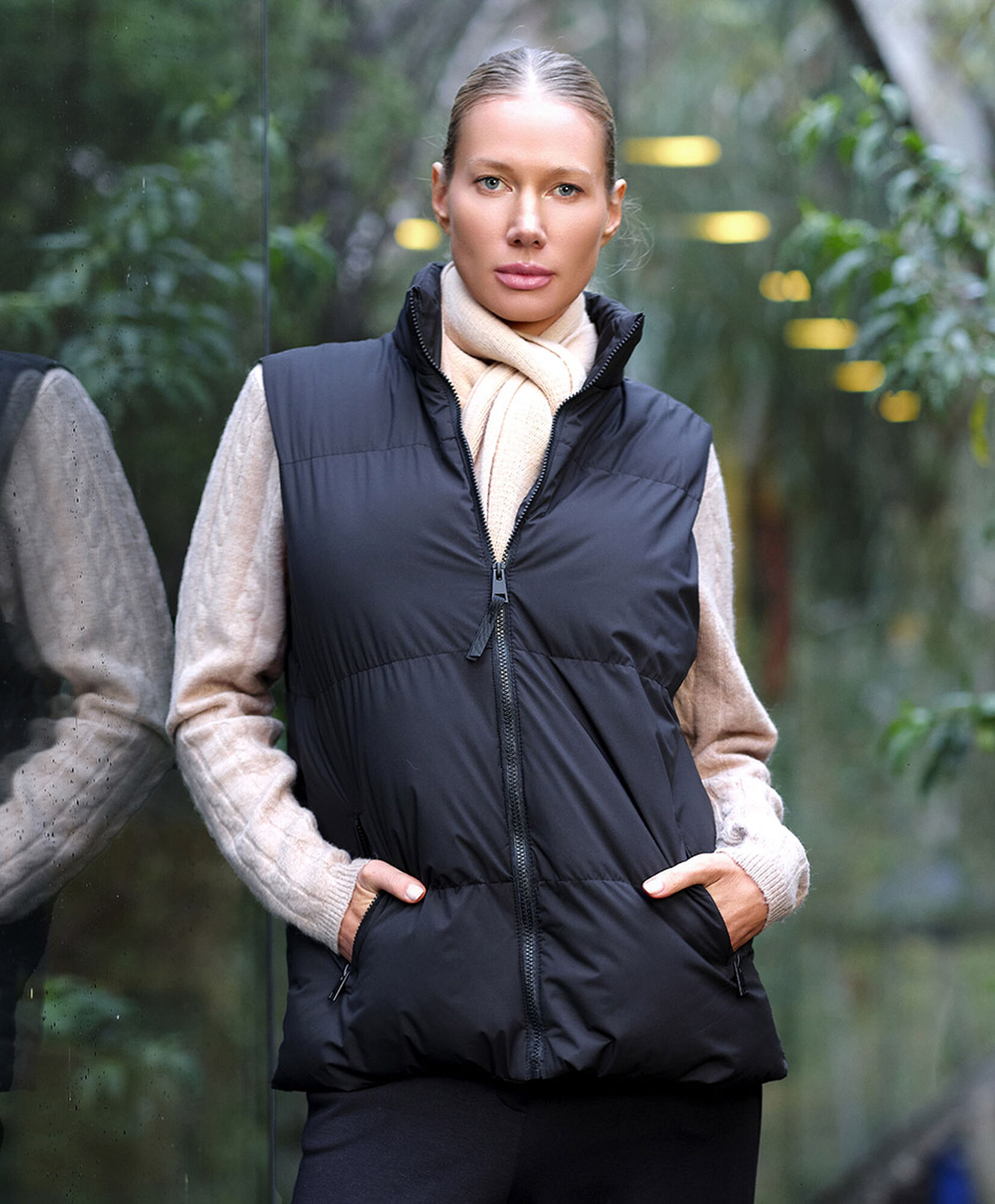 Parka mujer puffa sin mangas Parka mujer puffa sin mangas
