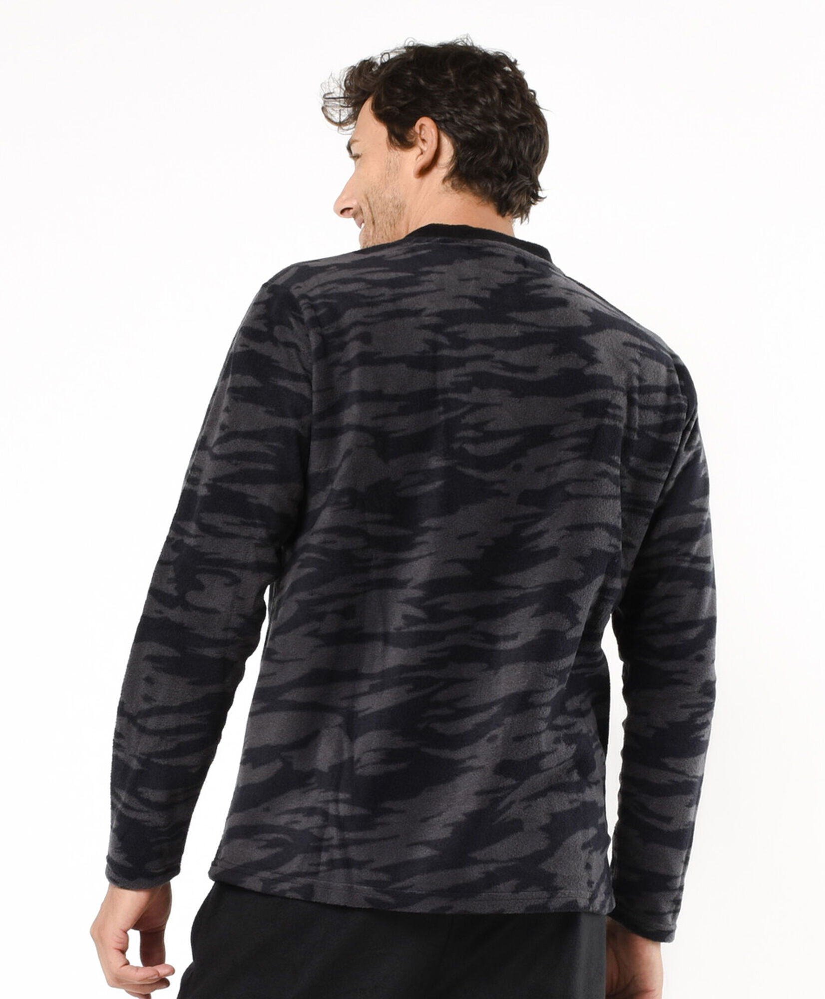 Pijama hombre polar camuflaje Pijama hombre polar camuflaje