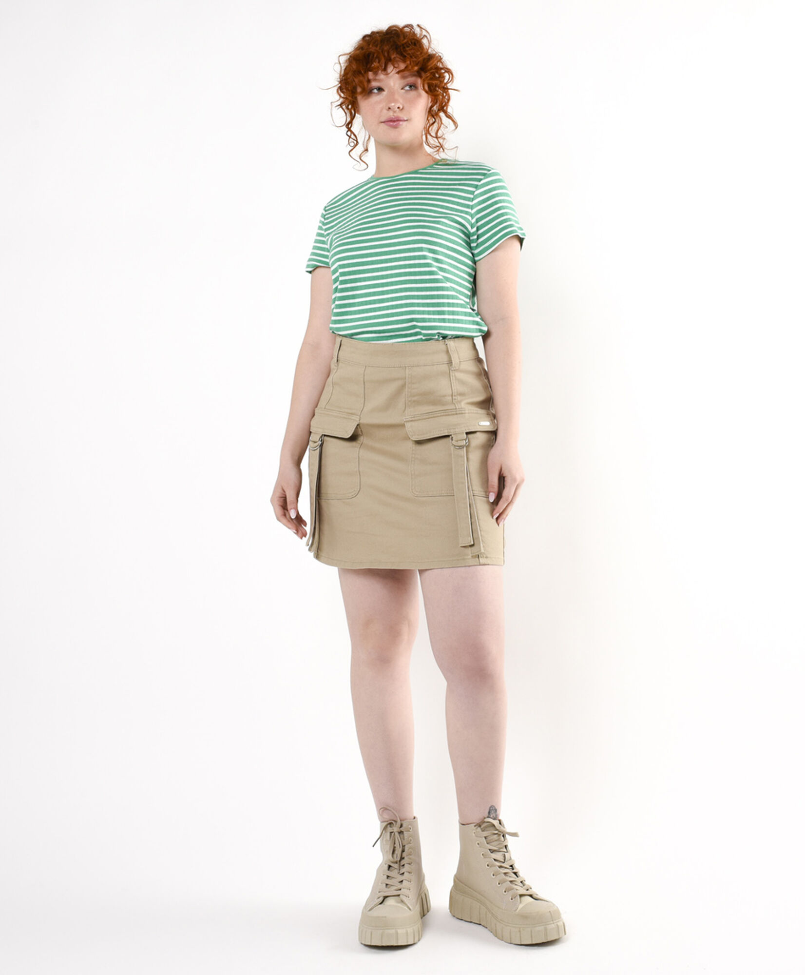 Mini falda mujer cargo tiras Mini falda mujer cargo tiras