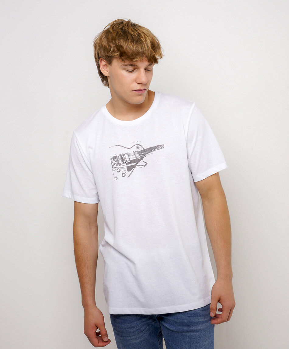 Polera hombre guitarra