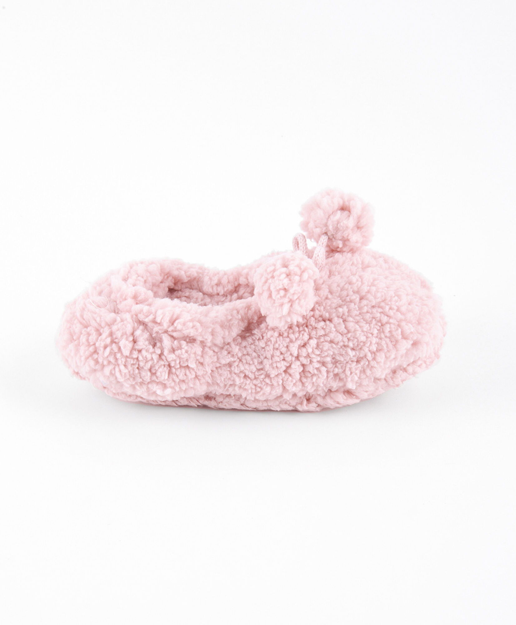 Calcetín de dormir mujer pompón rosado Calcetín de dormir mujer pompón rosado
