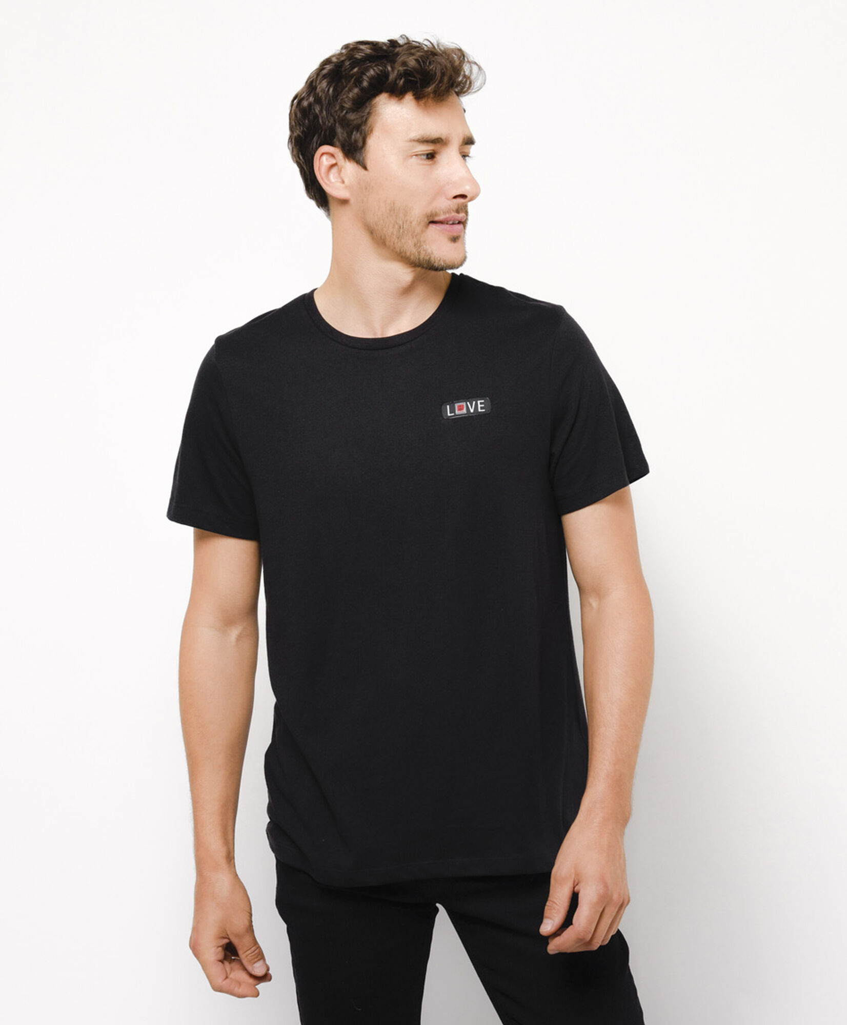 Polera hombre parche Polera hombre parche
