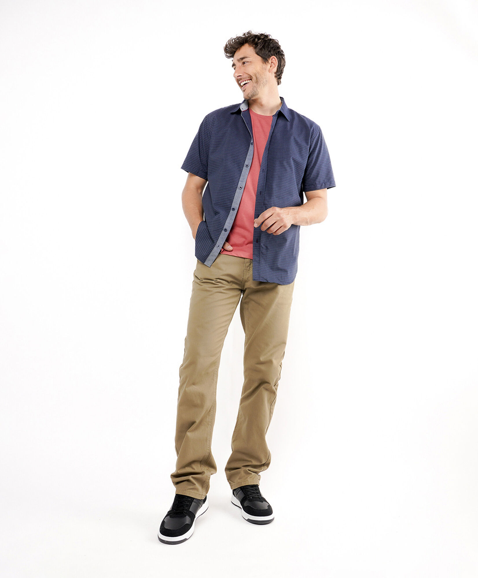 Camisa hombre mini print Camisa hombre mini print