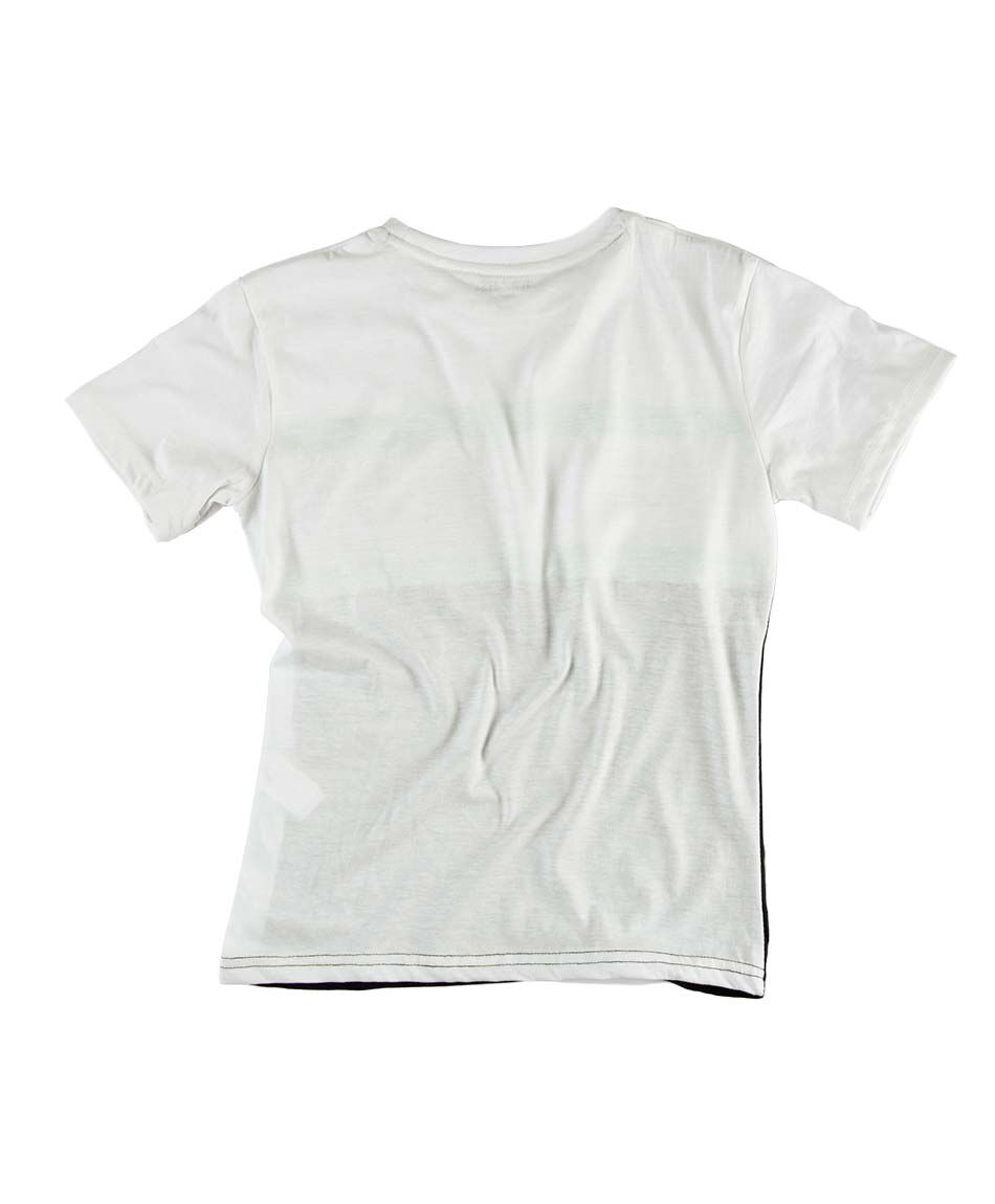 Polera manga corta cuello redondo