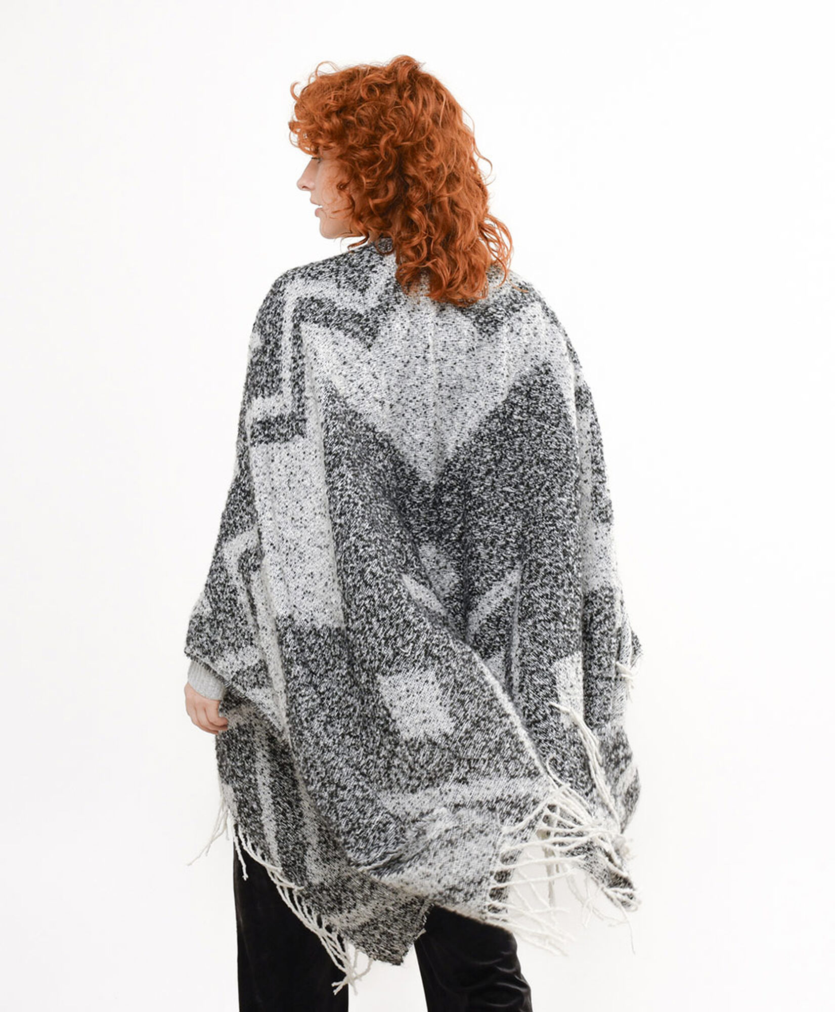 Poncho mujer zigzag Poncho mujer zigzag