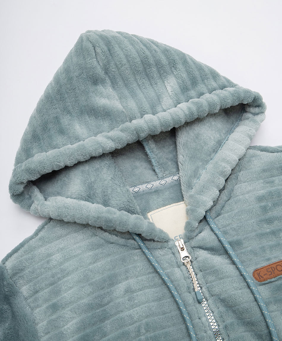 Polar deportivo mujer textura verde