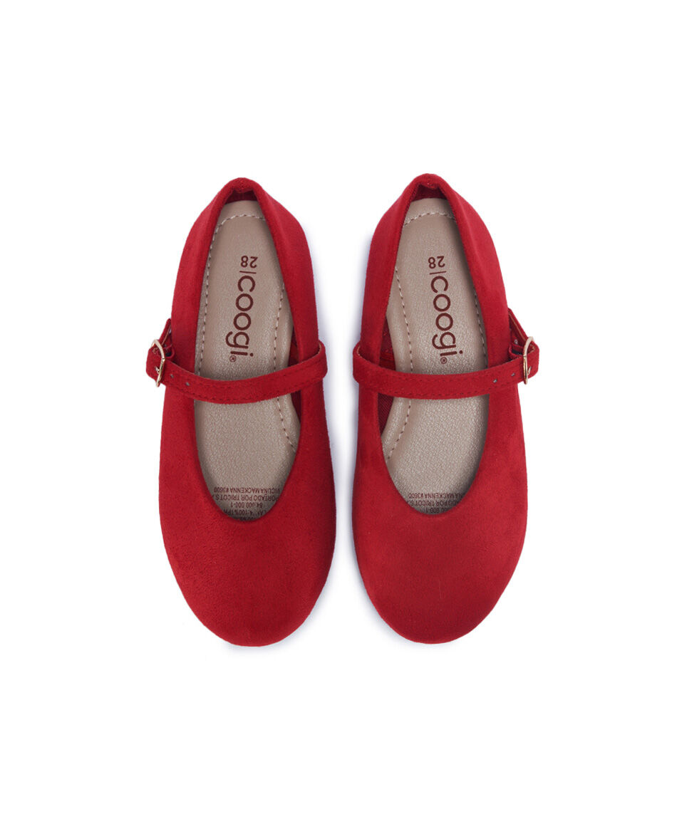 Ballerina ni&ntilde;a red shiny