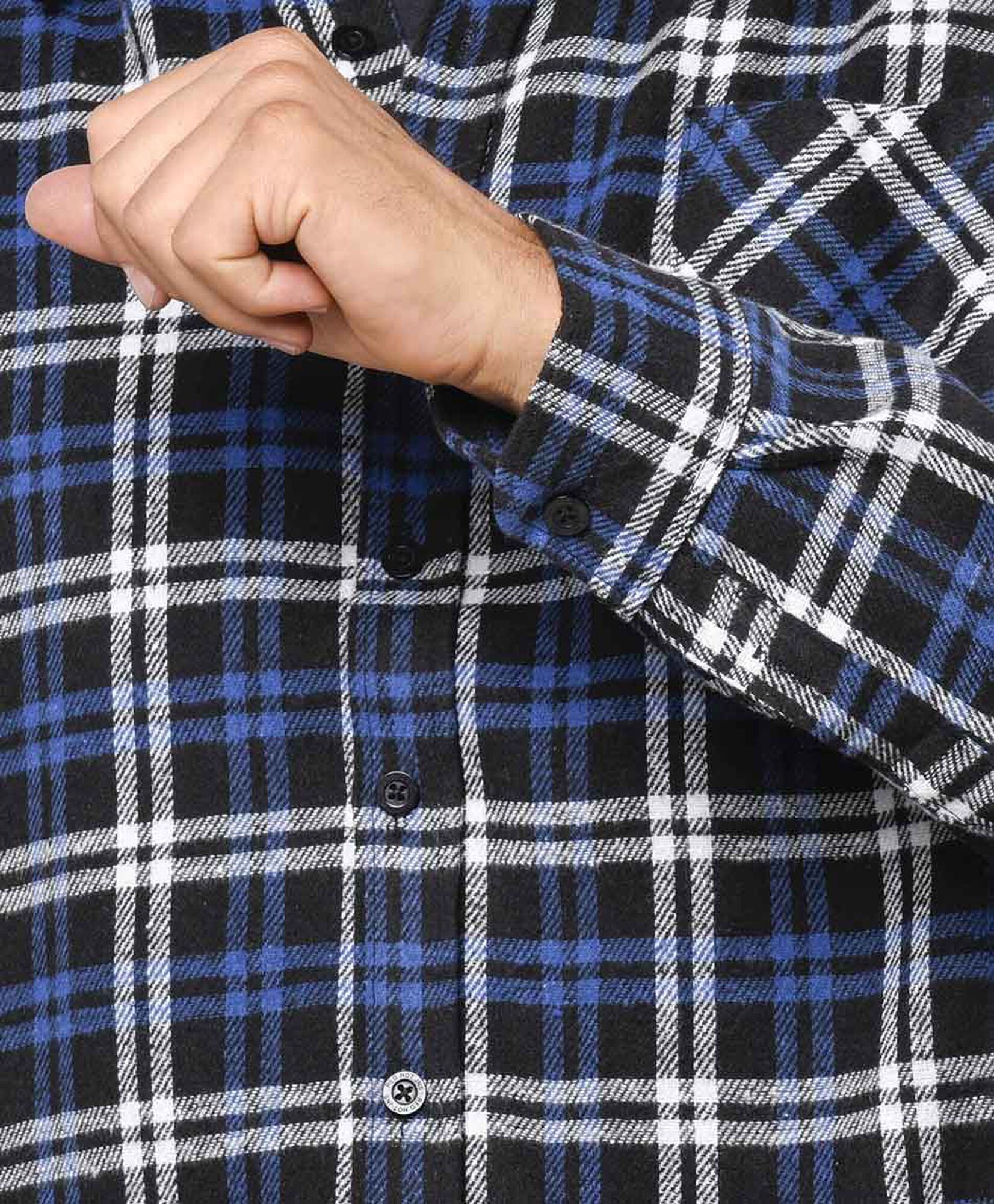 Camisa hombre leñadora azul Camisa hombre leñadora azul
