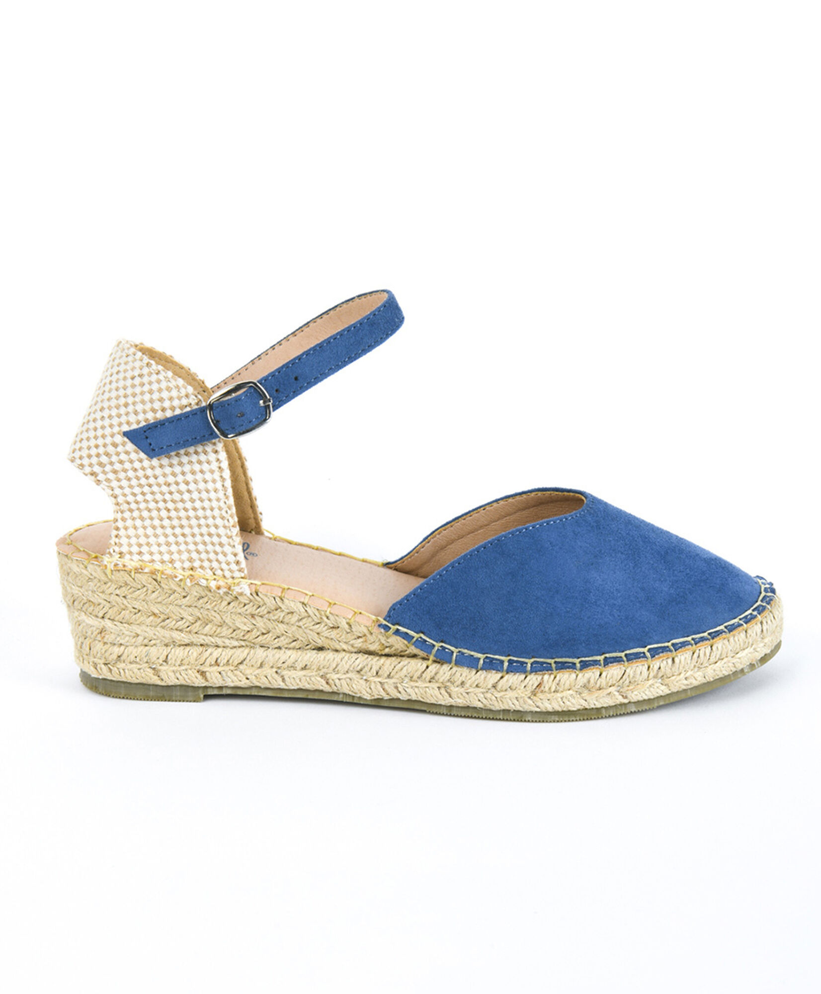 Sandalia mujer plataforma azul Sandalia mujer plataforma azul