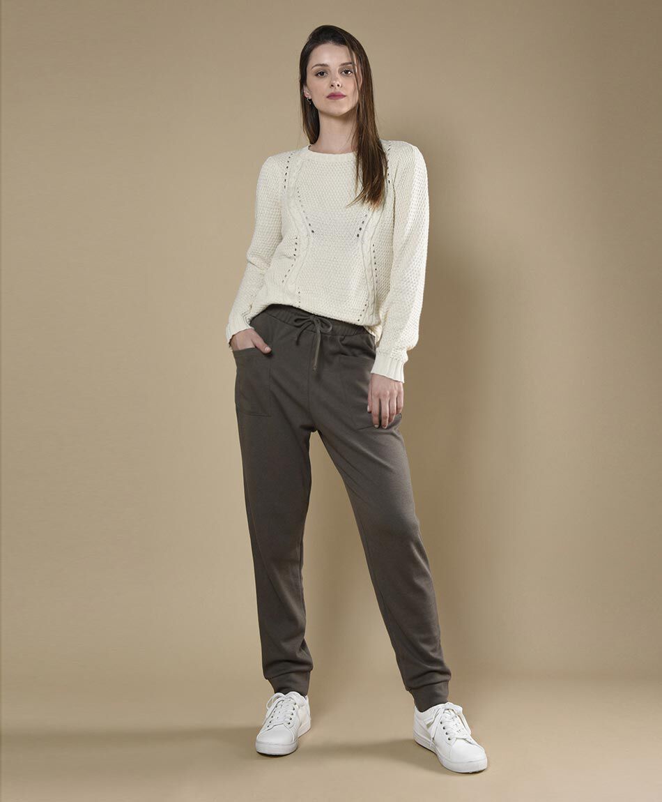 Pantal&oacute;n tiro alto skinny fit
