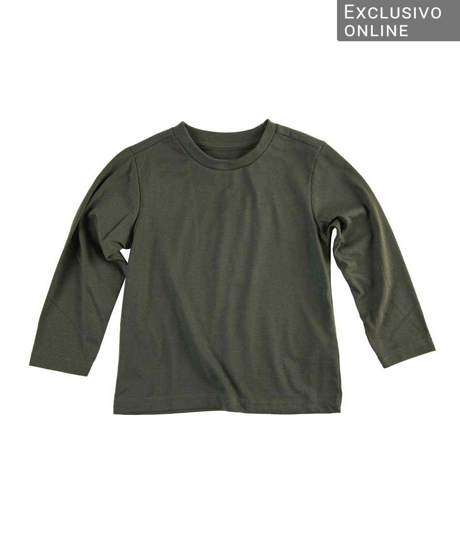 Polera beb&eacute; b&aacute;sica manga larga
