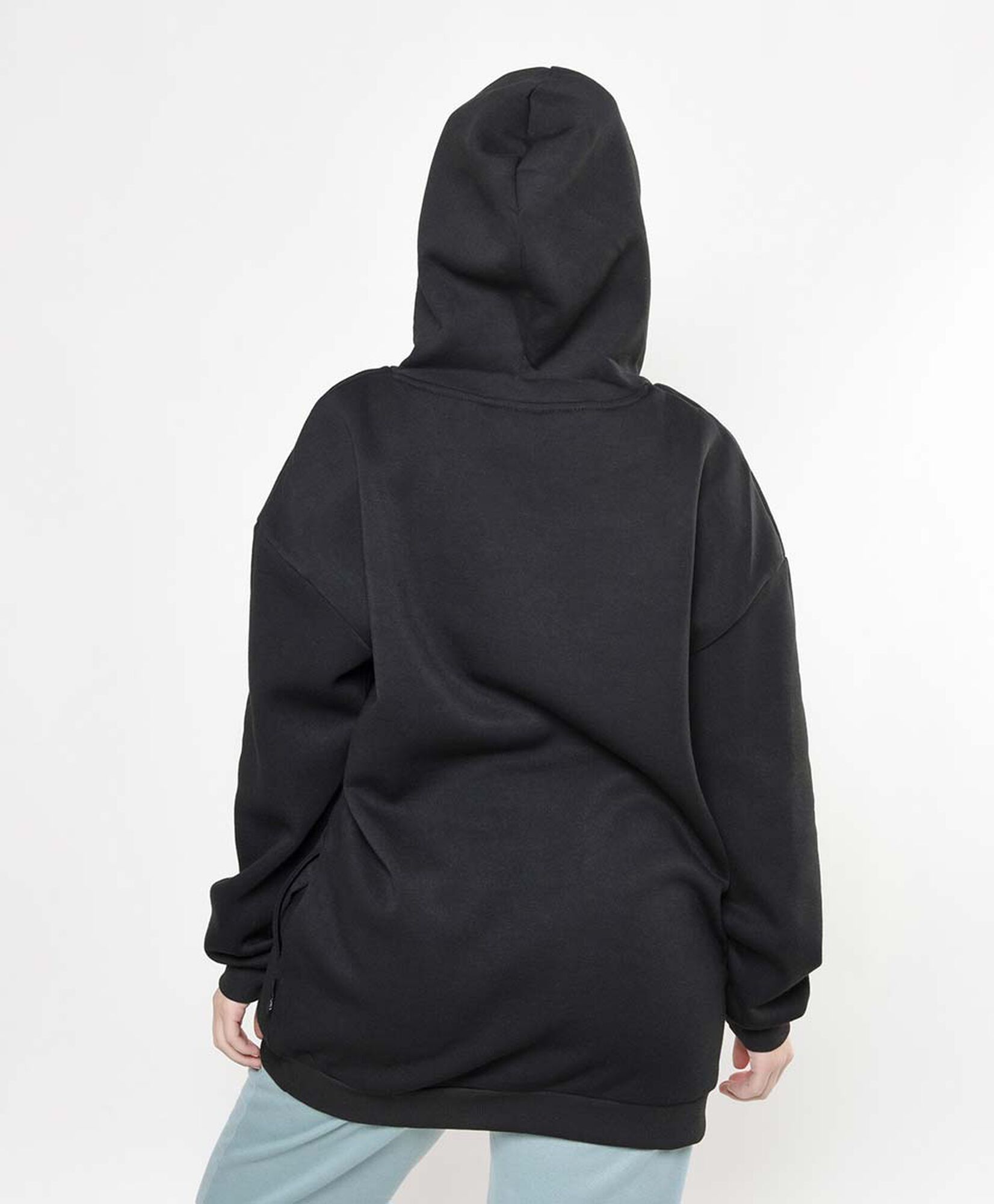 Polerón deportivo mujer liso oversize Polerón deportivo mujer liso oversize