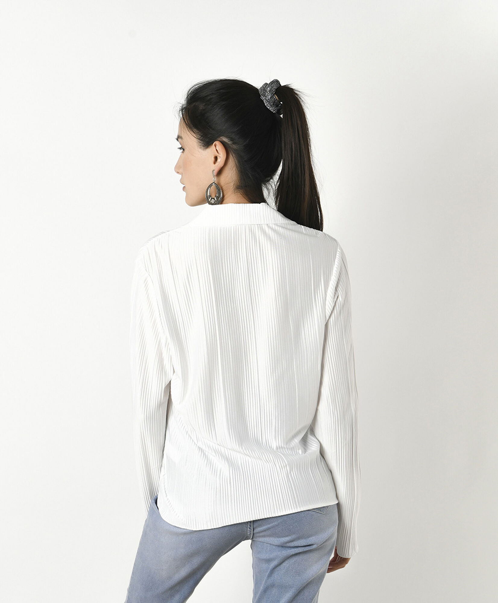 Blusa mujer textura líneas Blusa mujer textura líneas