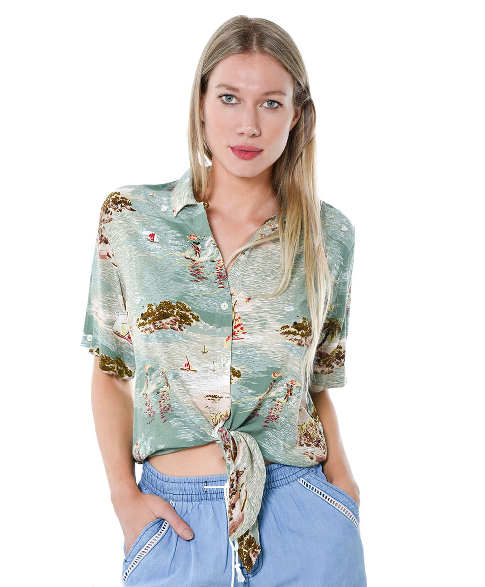 Blusa estampado islas Blusa estampado islas