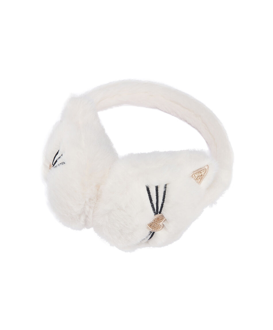 Orejeras ni&ntilde;a gatito