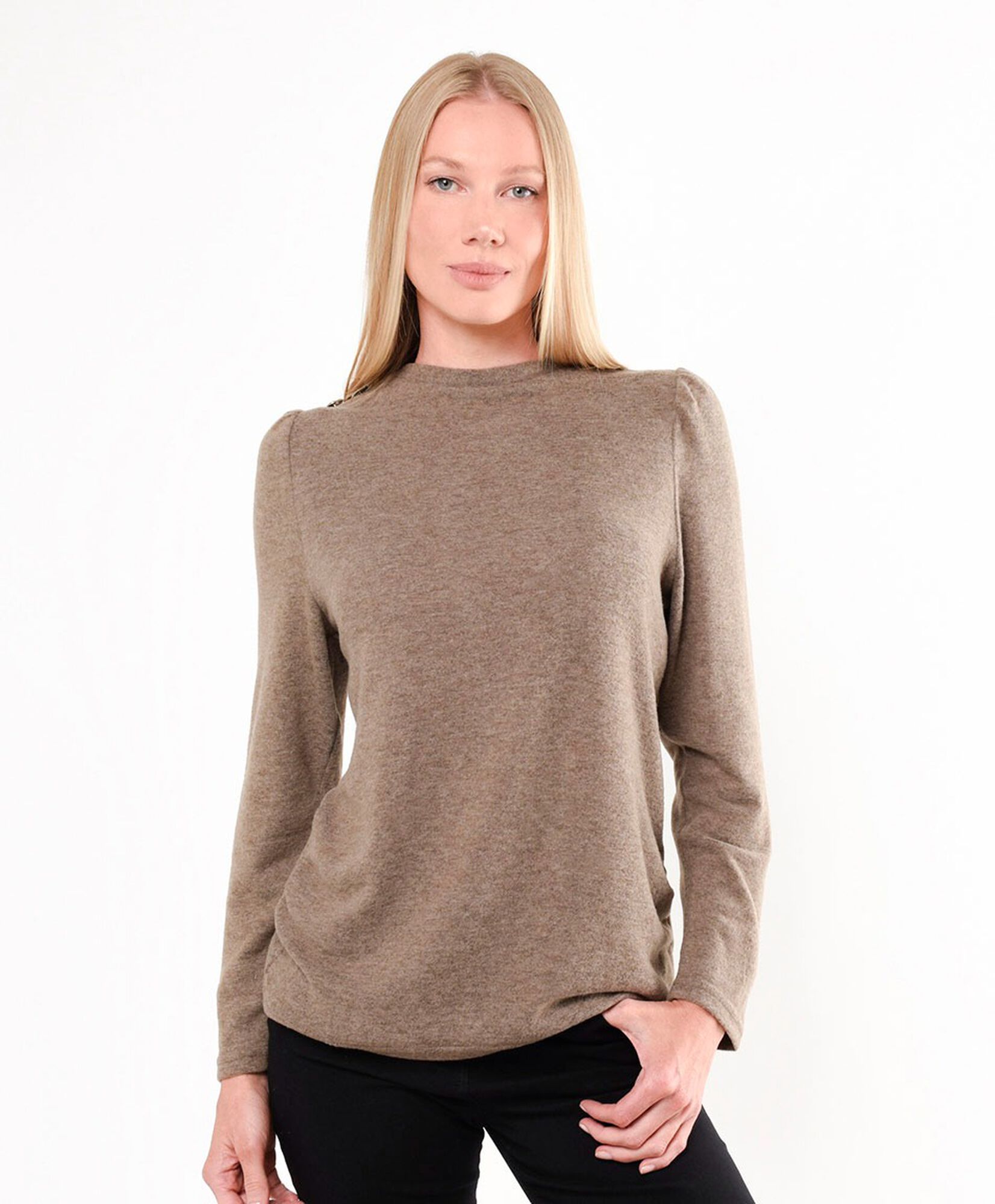 Polera mujer botones hombro Polera mujer botones hombro