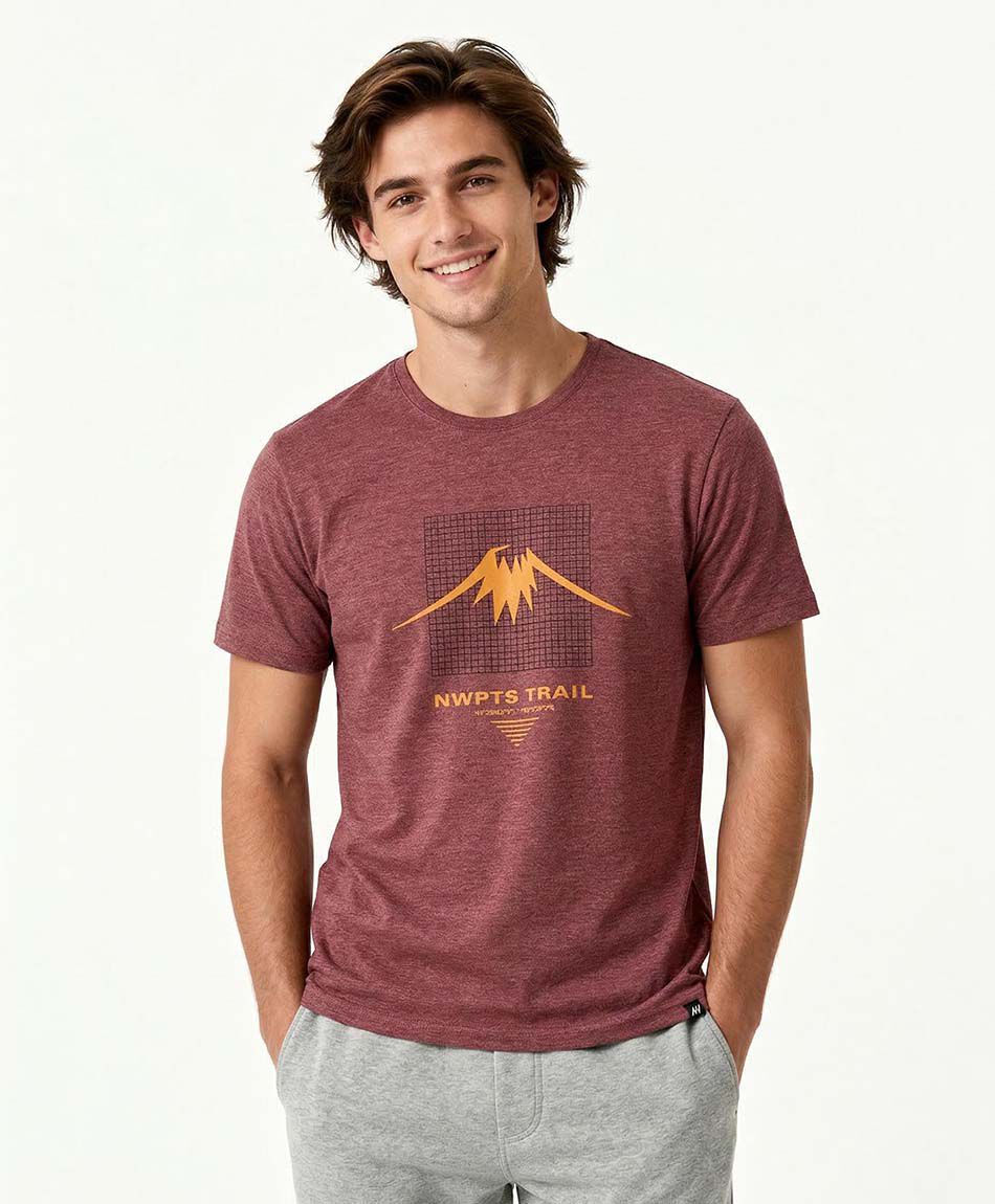 Polera deportiva hombre trail