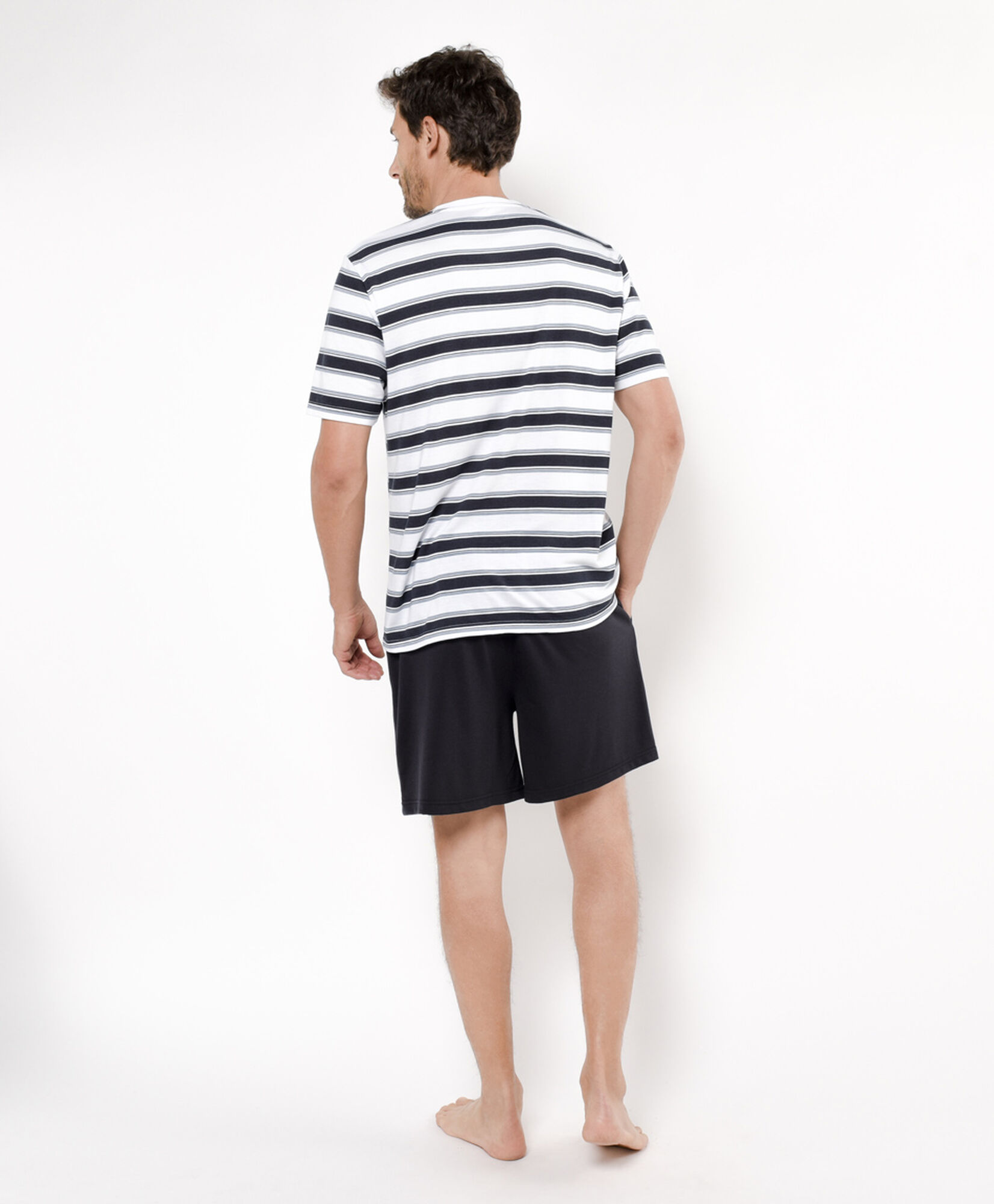 Pijama hombre líneas bicolor Pijama hombre líneas bicolor