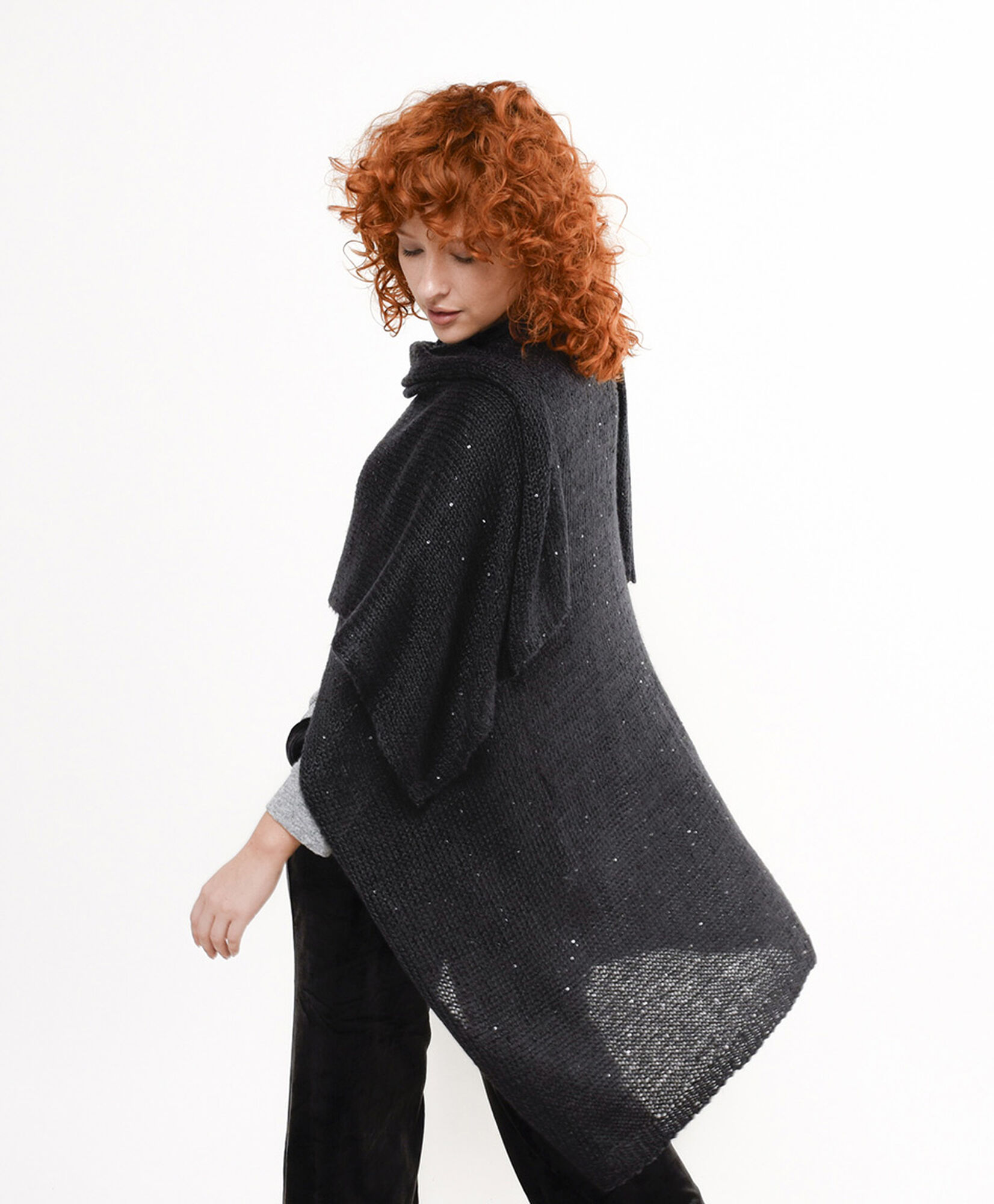 Poncho mujer lentejuela Poncho mujer lentejuela