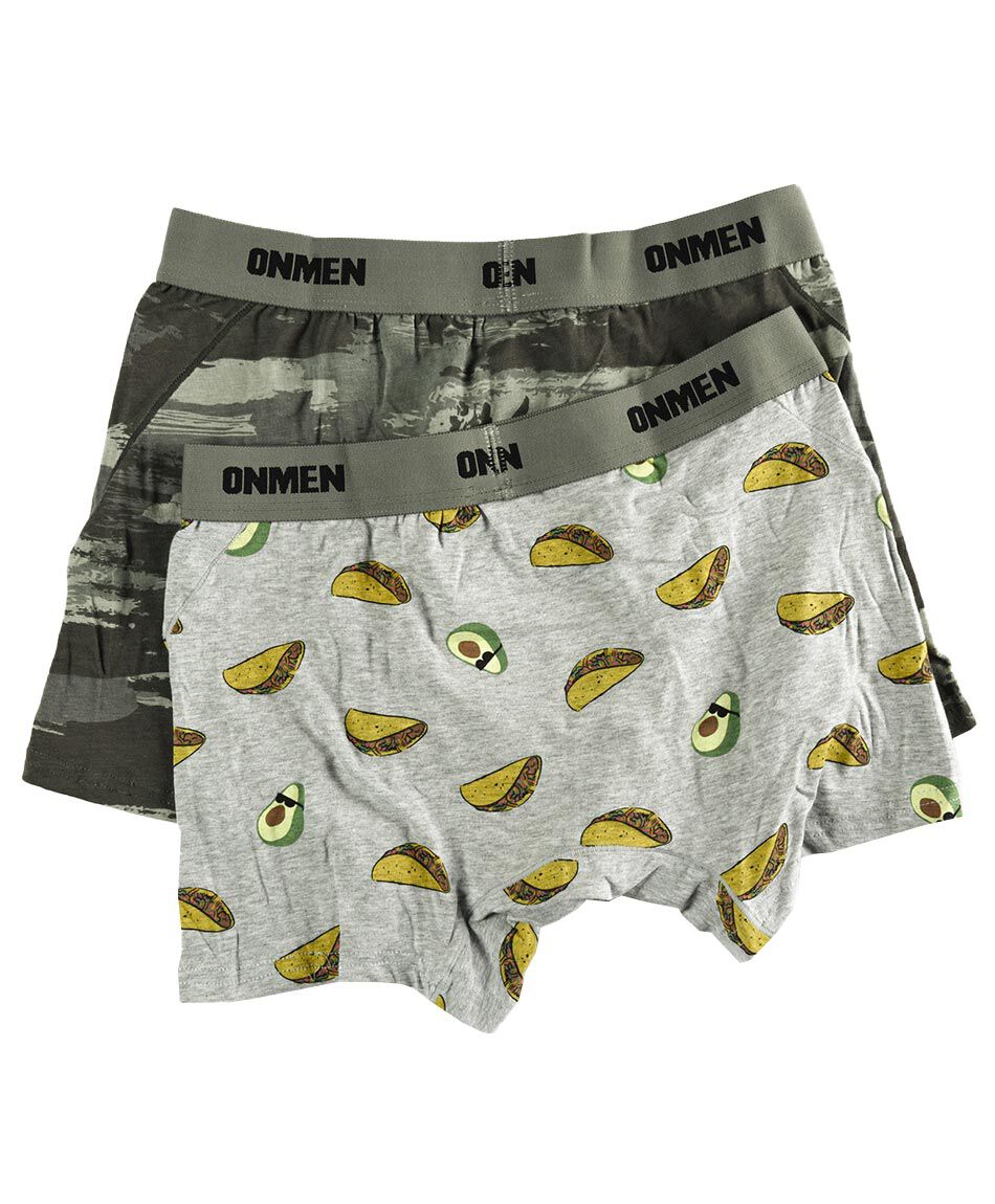 B&oacute;xer 2 piezas estampado
