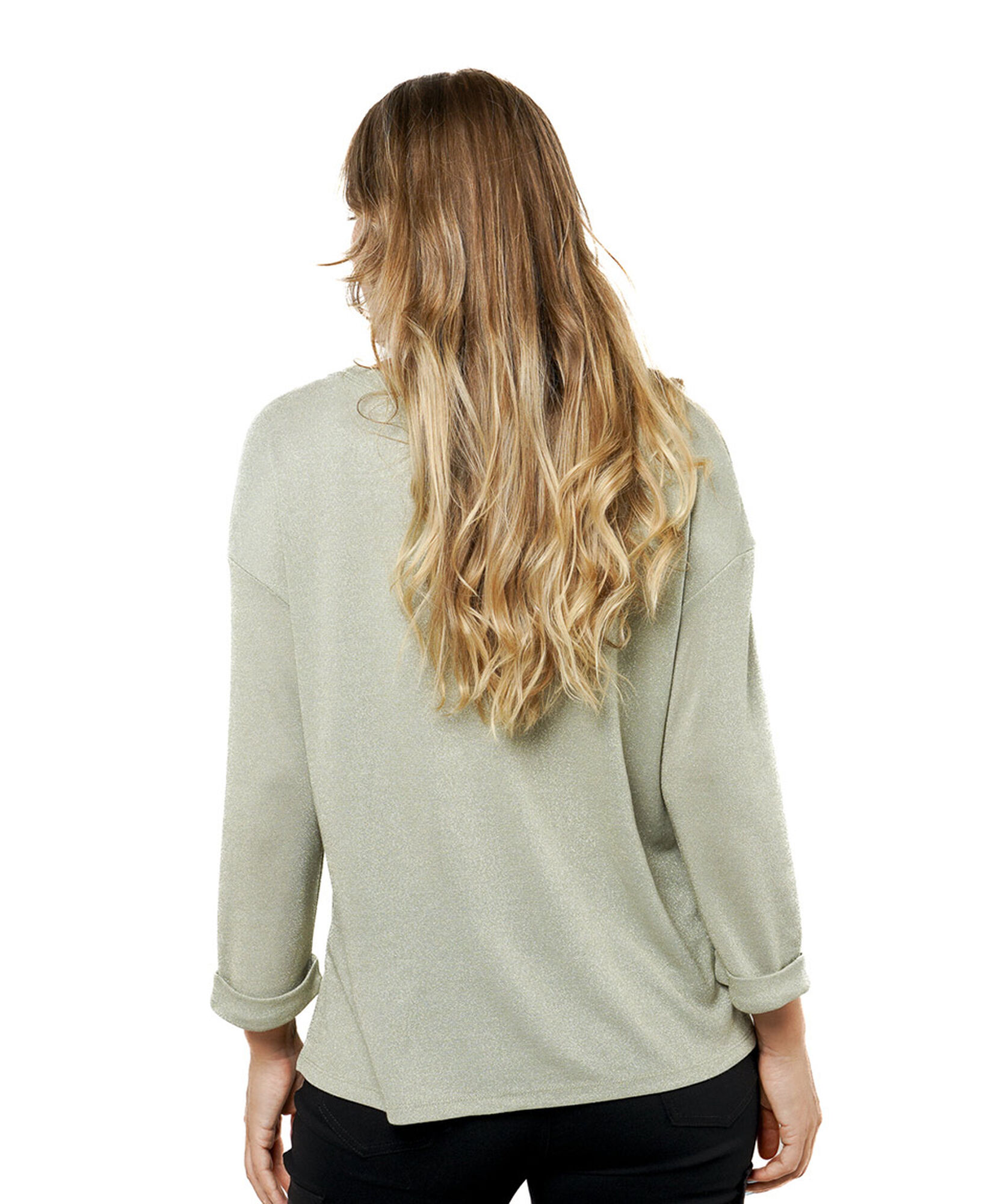 Polera mujer lisa larga verde Polera mujer lisa larga verde