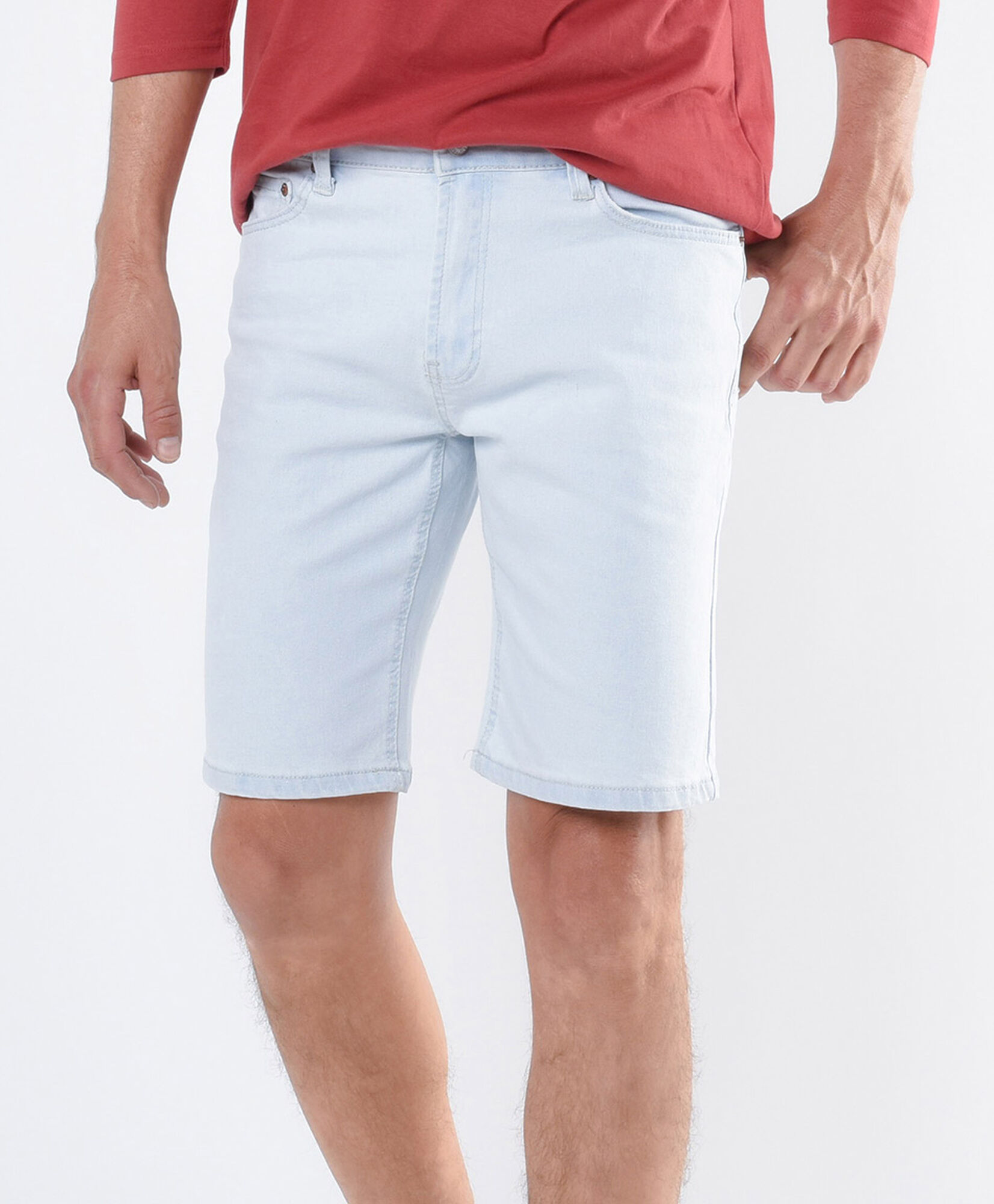 Bermuda hombre mezclilla celeste Bermuda hombre mezclilla celeste