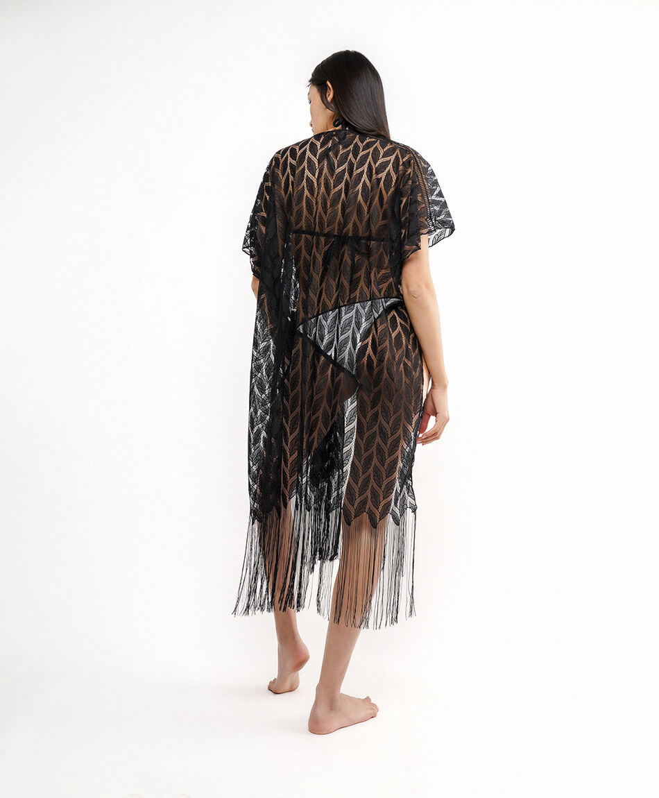 Pareo mujer flecos