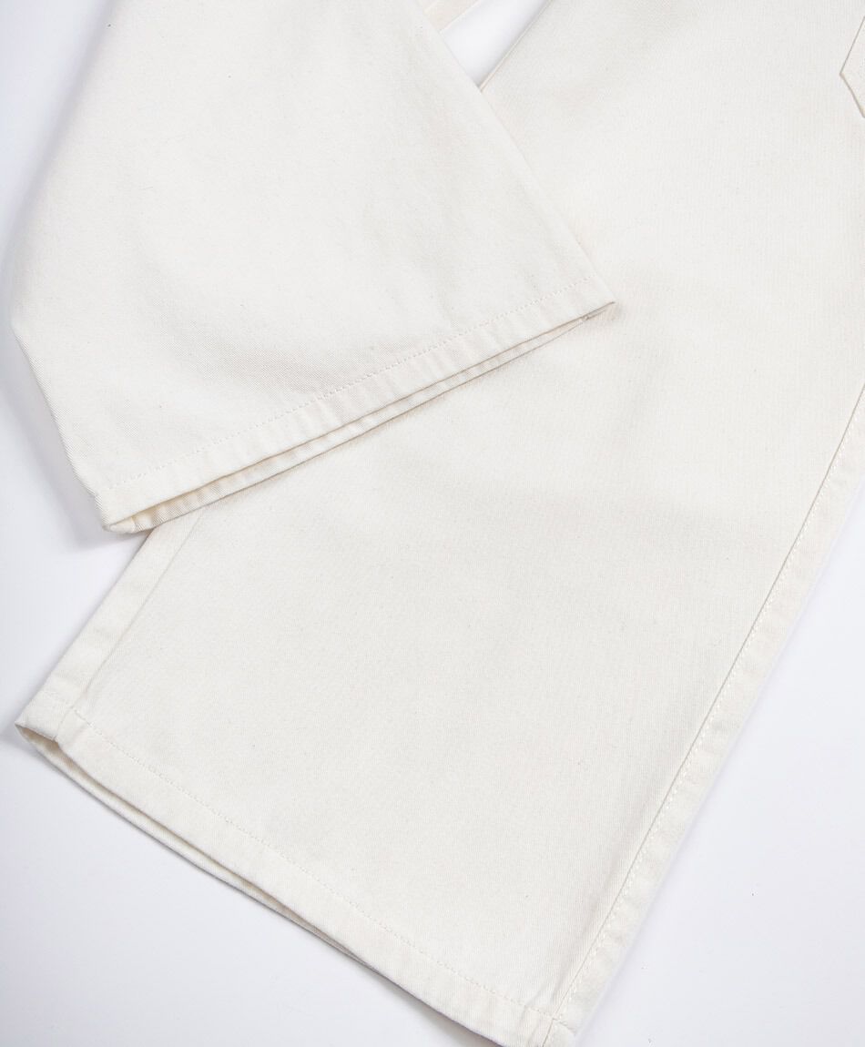 Pantal&oacute;n ni&ntilde;a cargo blanco