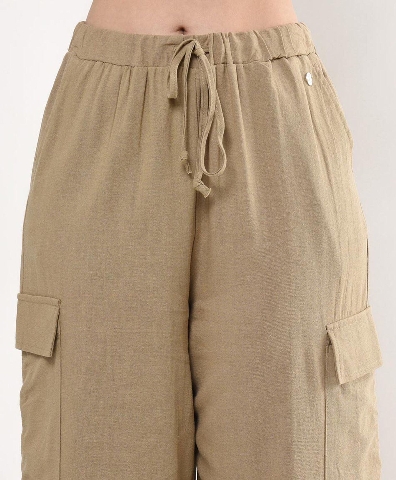 Pantalón mujer cargo lino Pantalón mujer cargo lino
