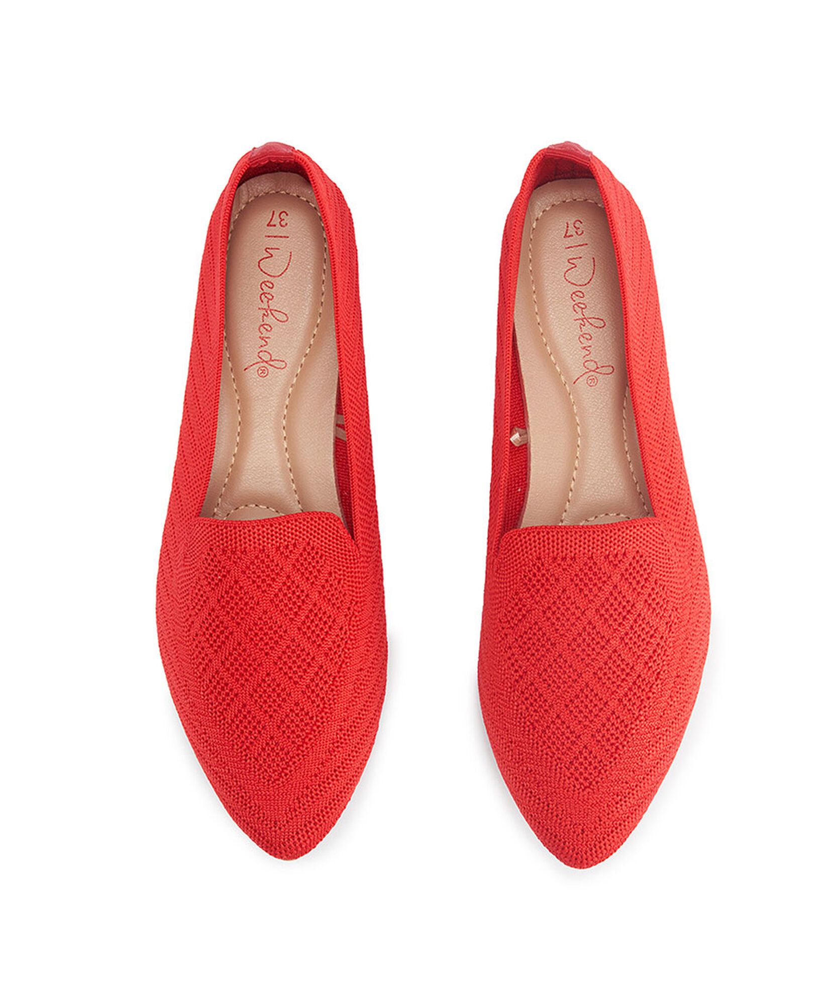 Ballerina mujer tejida roja Ballerina mujer tejida roja