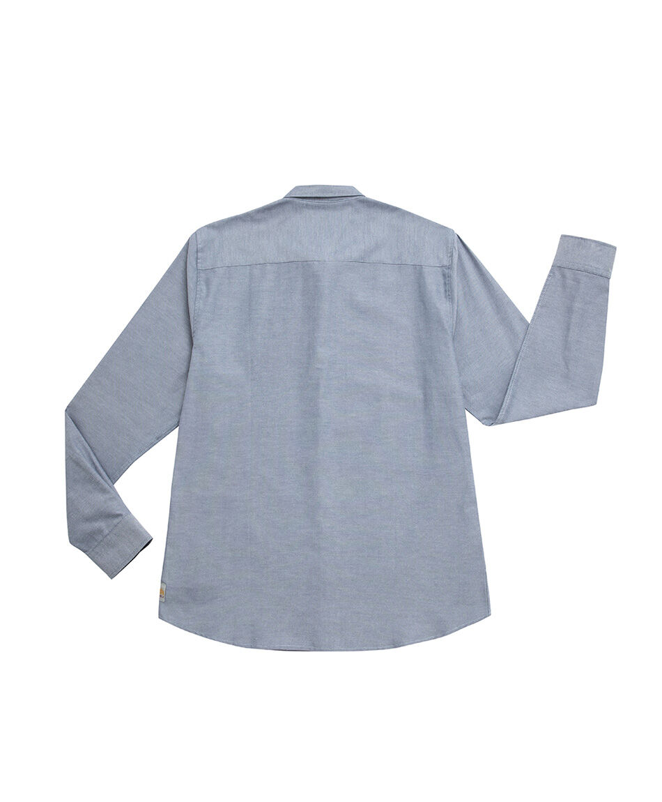 Camisa hombre manga larga gris