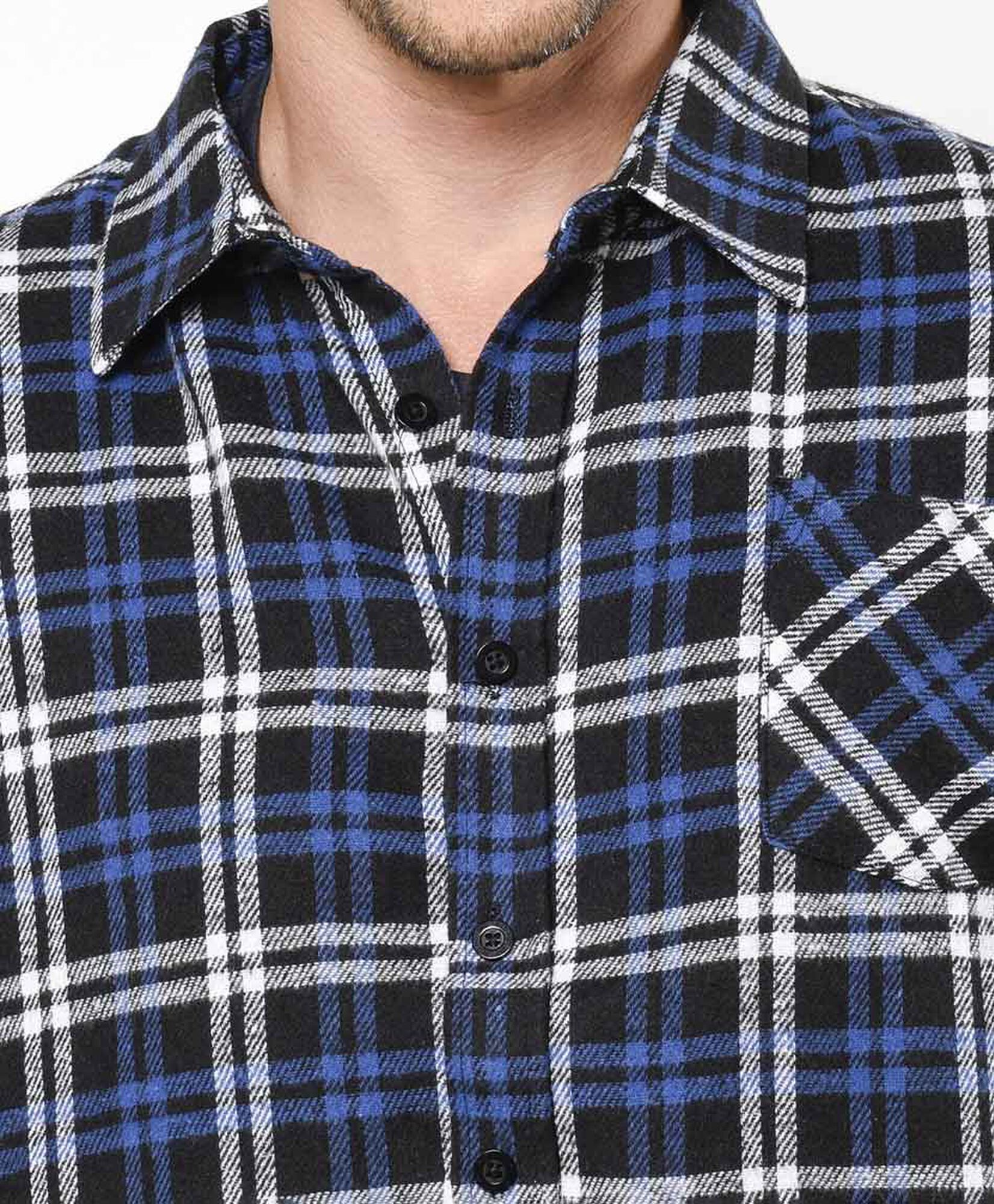 Camisa hombre leñadora azul Camisa hombre leñadora azul