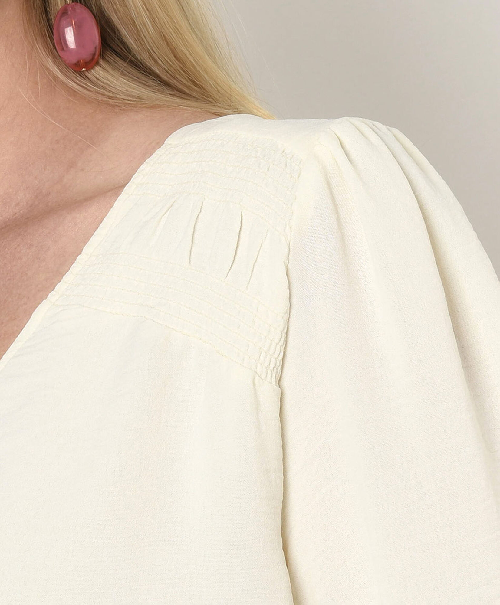 Blusa mujer detalles hombros Blusa mujer detalles hombros