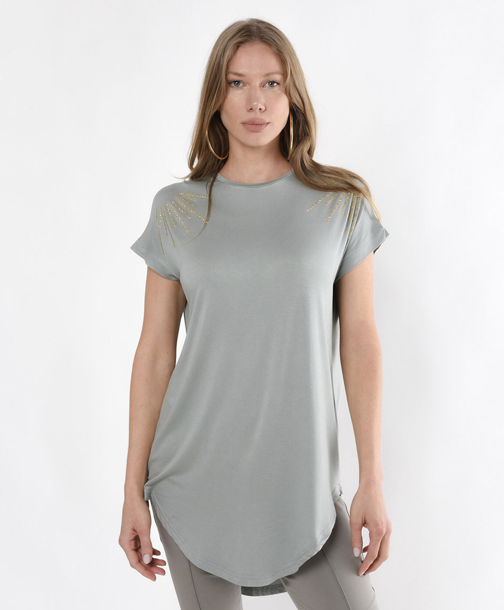 Polera mujer extra larga Polera mujer extra larga