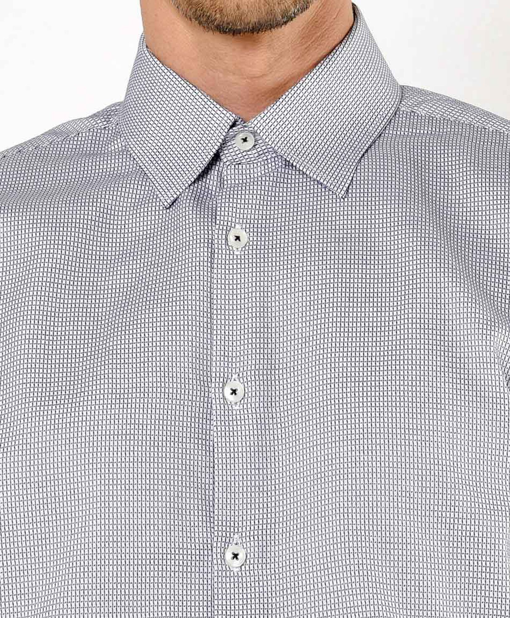 Camisa hombre cuadritos gris Camisa hombre cuadritos gris