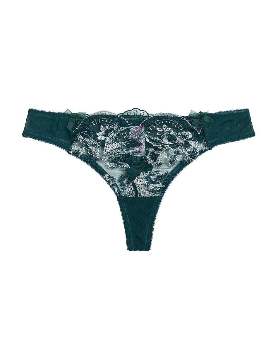 Colaless mujer big flores bordadas