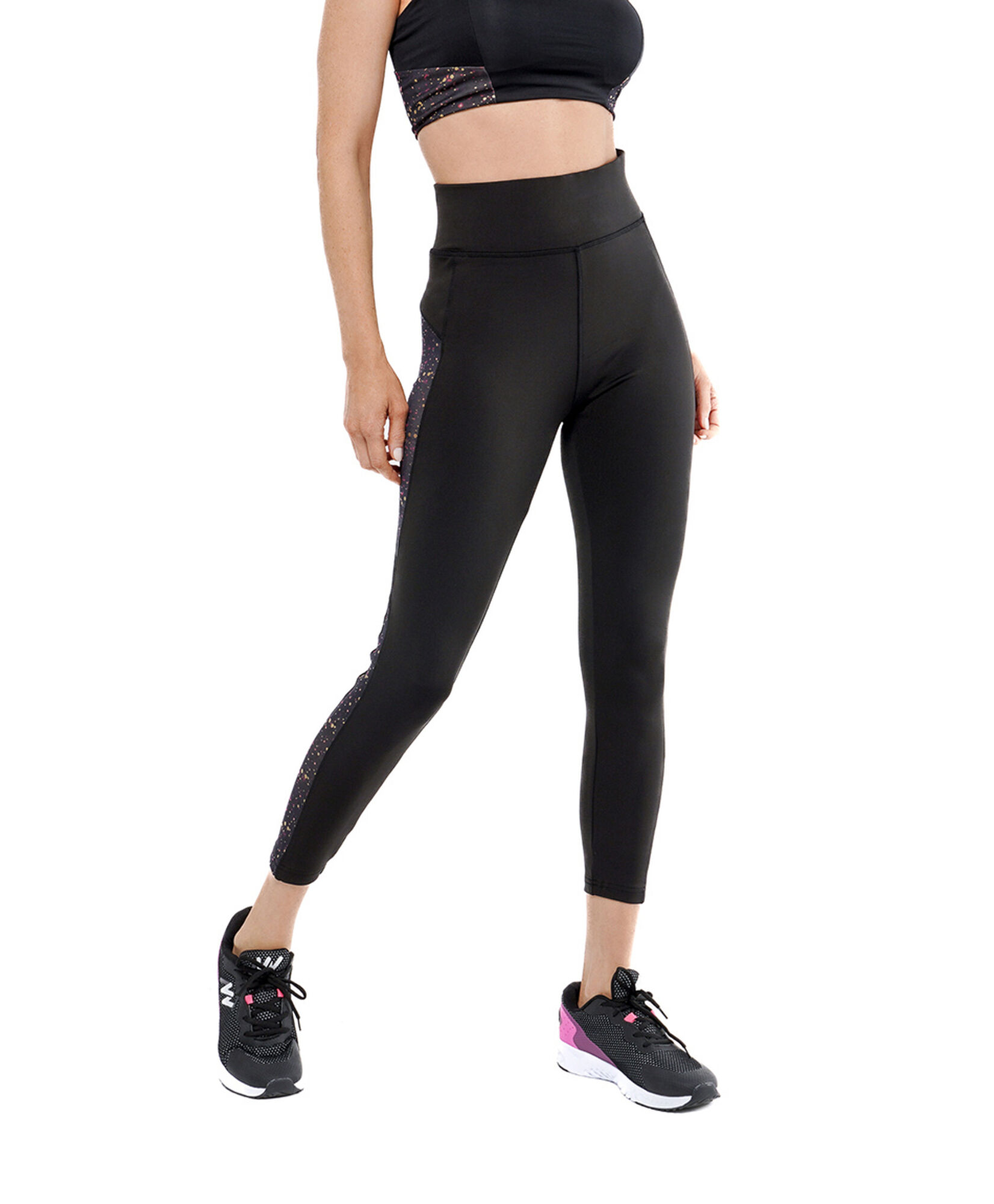 Calza deportiva mujer estampado puntos Calza deportiva mujer estampado puntos