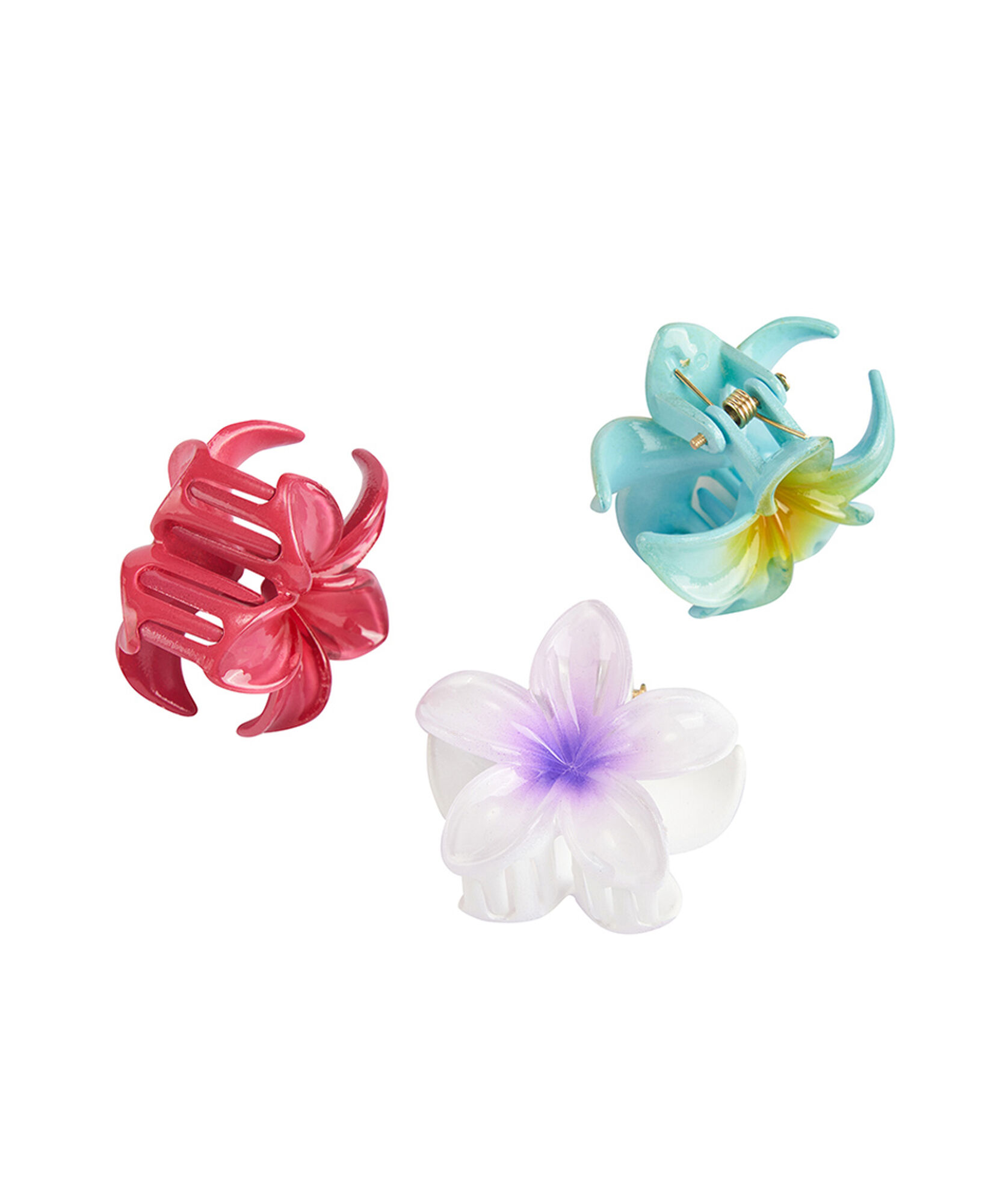 Set 3 trabas mujer mini flores Set 3 trabas mujer mini flores
