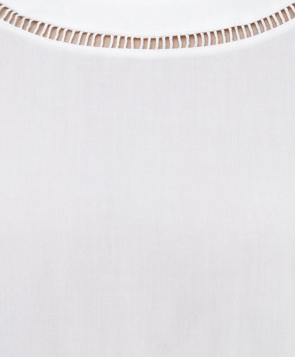 Blusa mujer detalles calados