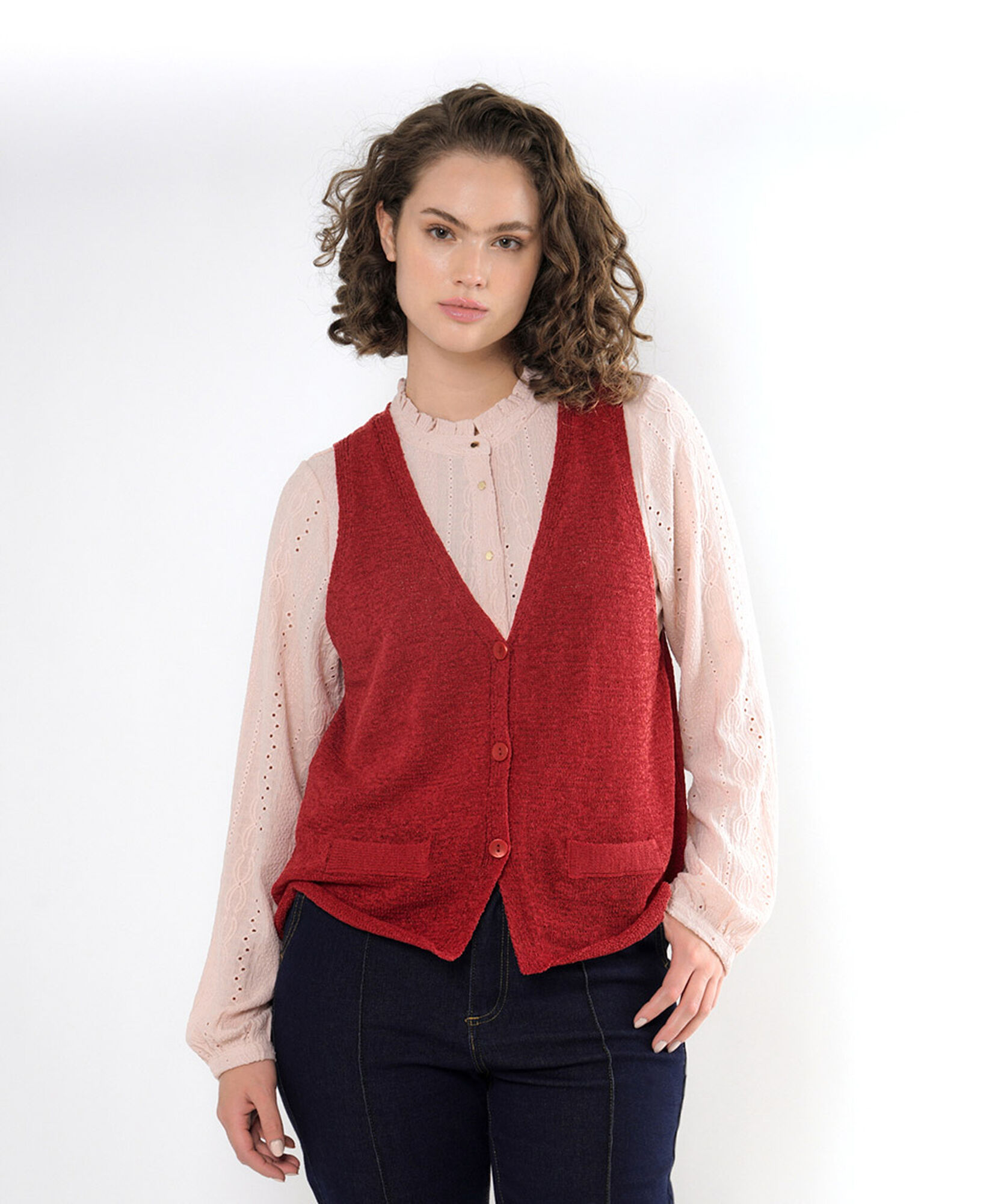 Vest mujer rojo Vest mujer rojo