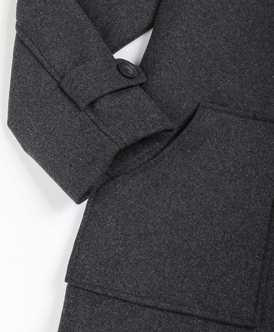 Abrigo hombre montgomery gris